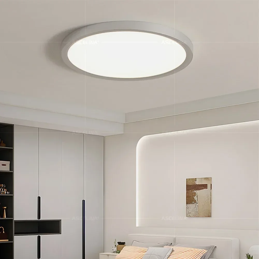 Moderne LED-Decken leuchte ultra dünne 2,5 cm Augen lampe für Arbeits zimmer Wohnzimmer Eingangs bereich Garderobe Wohnkultur Beleuchtung