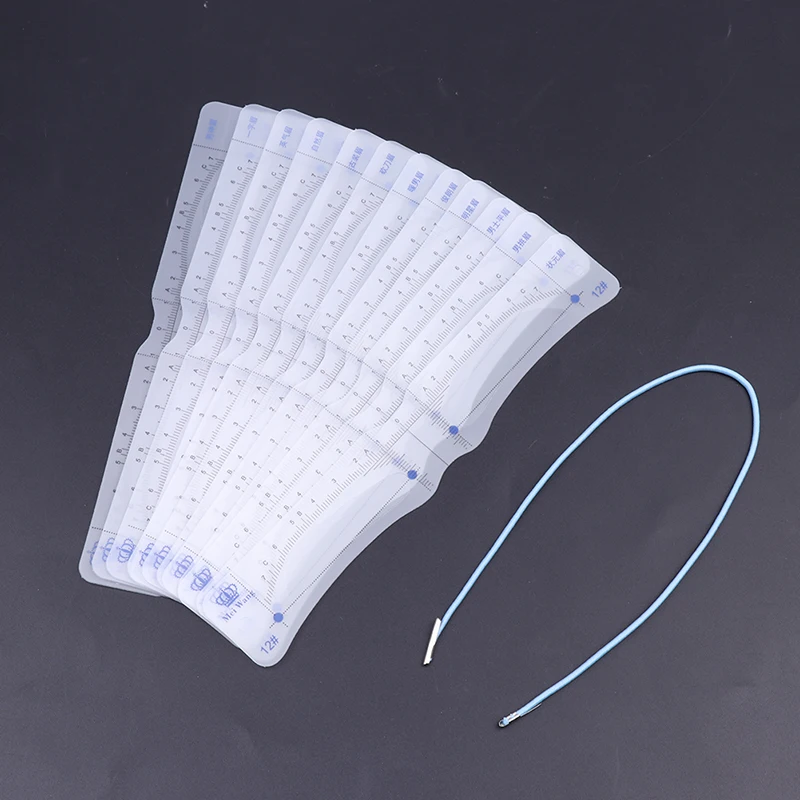 EyeblogugShaper-Règle souple réutilisable pour homme, outil de maquillage, bricolage, 12 pièces