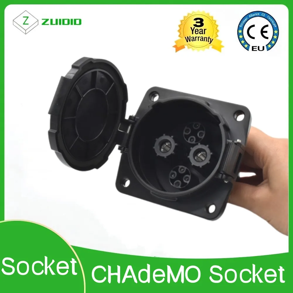 

EV DC charger connector evse charging ccs combo cables 125A/150A/200A 600V DC CHAdeMo inlet socket