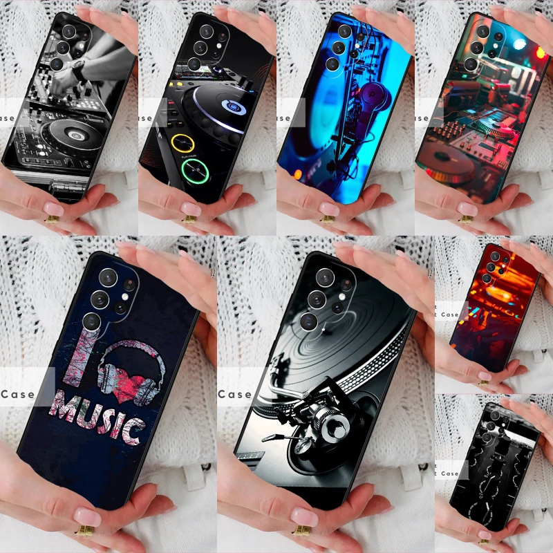 Electronic DJ Controller Mixer BUMPER Phone Cover Case for Samsung Galaxy S26 Ultra S20 FE Note 10 S24 S23 S21 S25 Plus S22