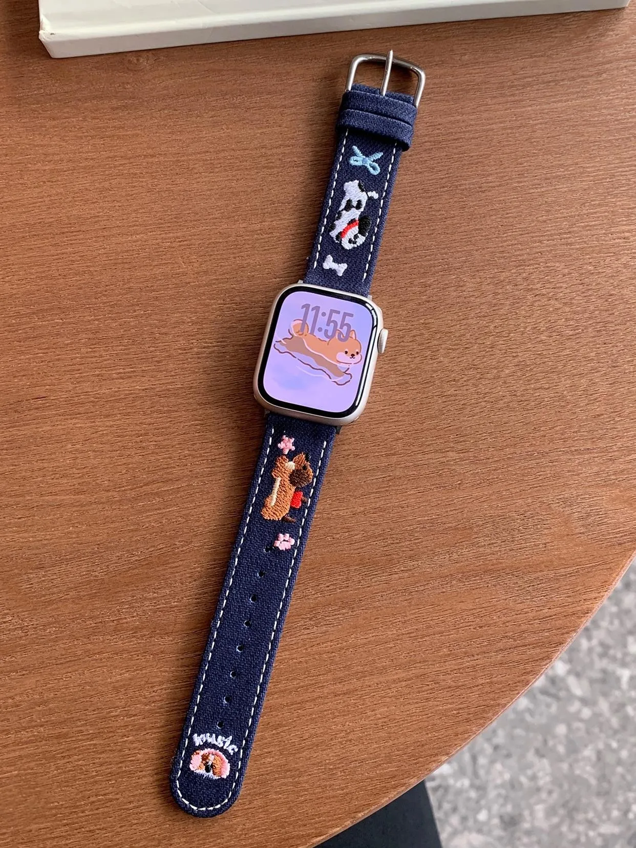 

Cowboy Embroidery Puppy Compatible iWatch Strap 38mm 40mm 41mm 42mm 44mm 45mm 49mm Fashion Strap