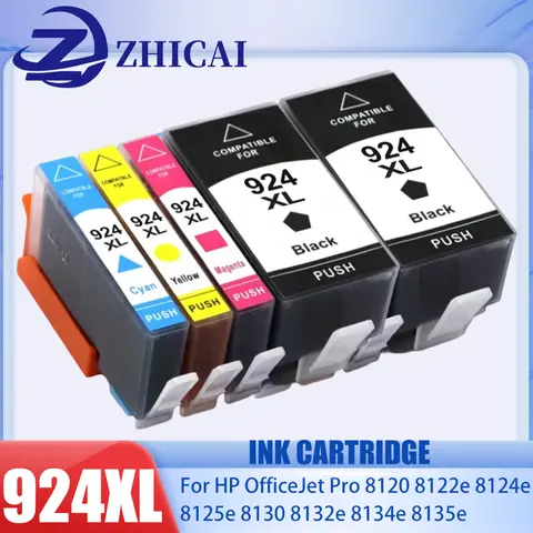 Cartuccia d'inchiostro 924E 924XL 924 compatibile per stampante HP OfficeJet Pro 8135e 8134e 8132e 8122e 8124e 8125e 8120e 8130e