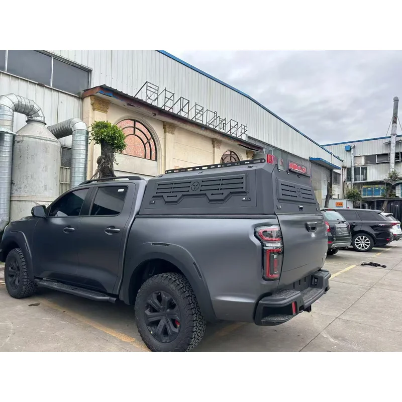 High Quality Heavy Duty Steel Hardtop Canopy Waterproof Protective Shell For 4x4 Pickup Truck Load Bed