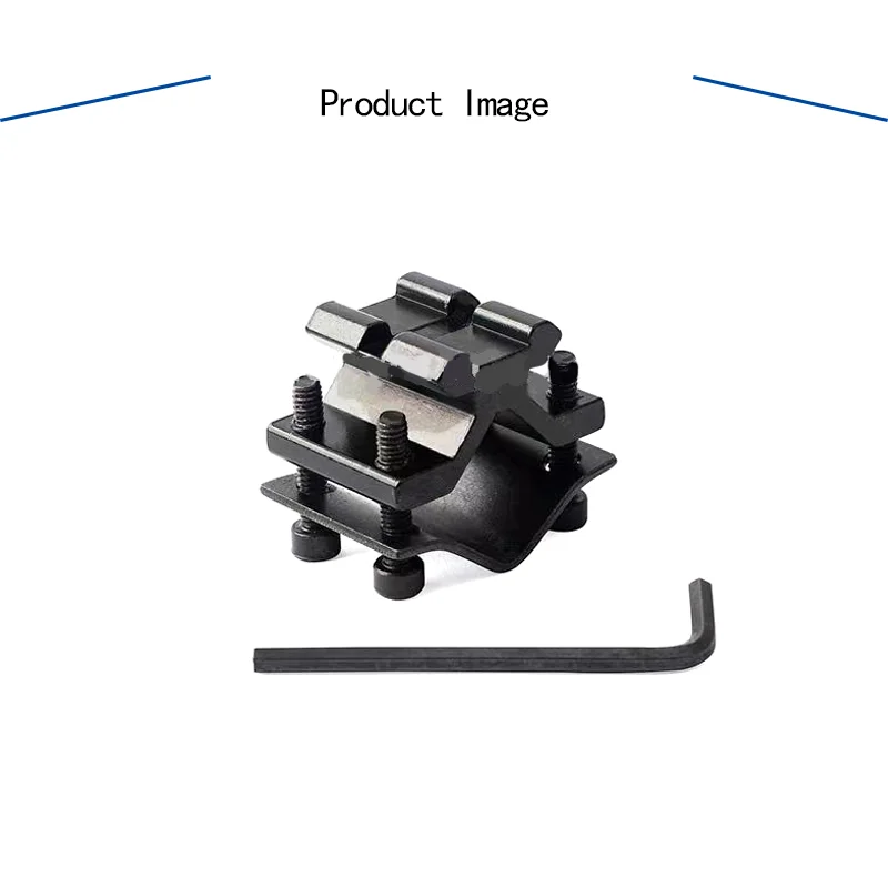 Universal Tactical Adjustable Guideway 20mm Barrel Mount Adapter Track Laser Adapter Picatinny Rail Adapter Sight Glass Bracket