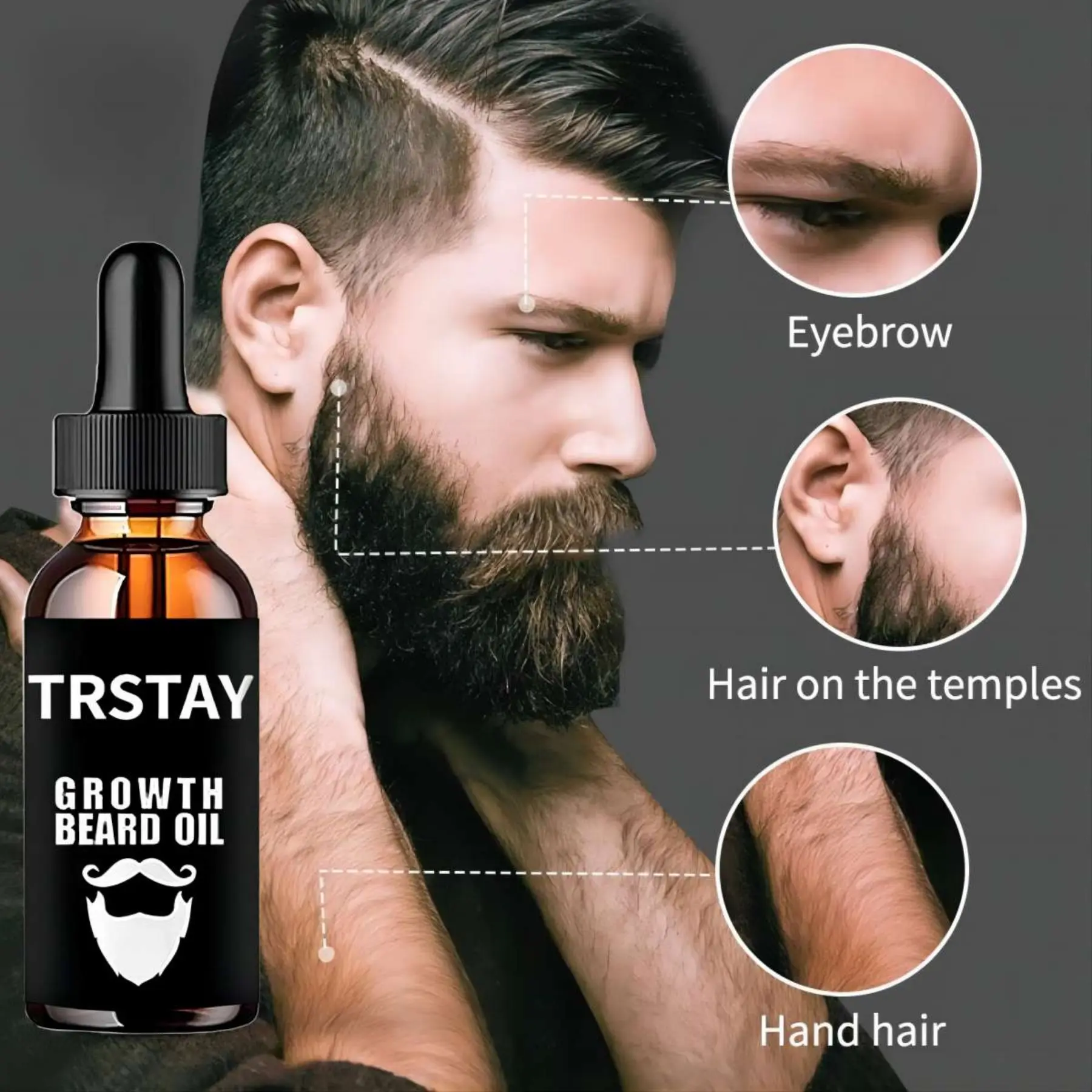 Hair Beard Oil Hair Spray Hair Laser Growth Ginseng Oil