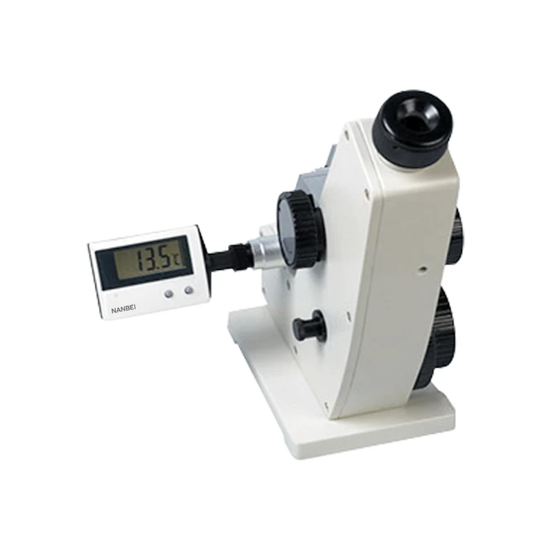 honey refractometer for refractive index nD, average dispersion nF-nc of transparent