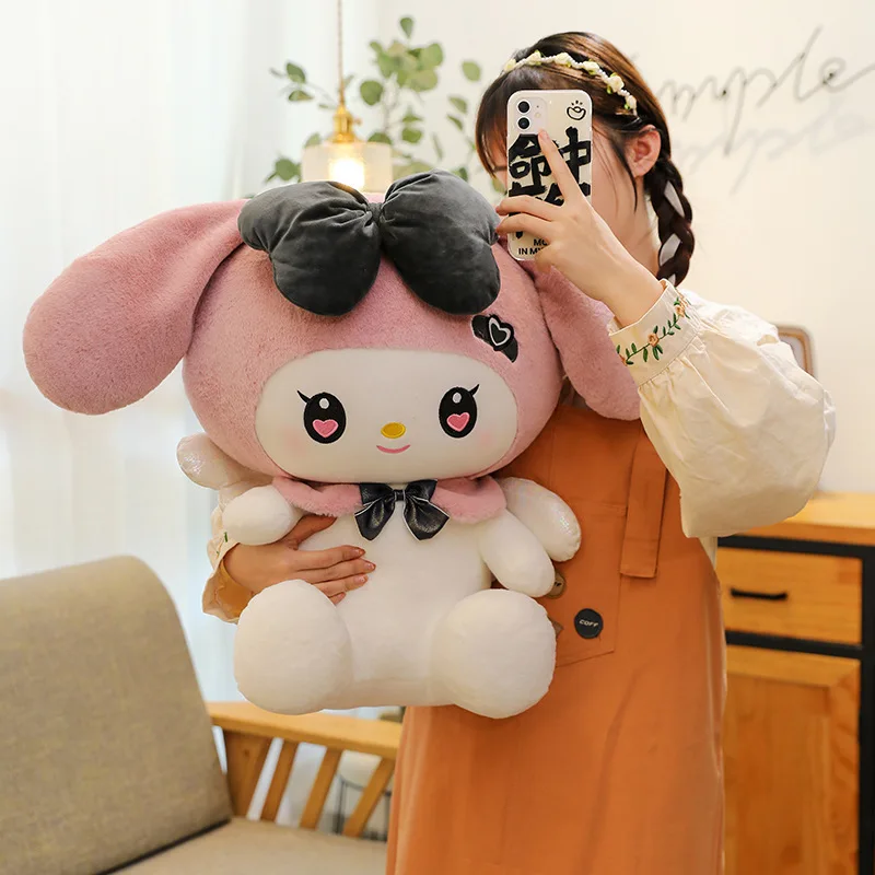 Kawaii Onegai My Melody Peluche Angelo Kurumi Bambola Riempita Animale di Peluche Regalo Di Compleanno Per Bambini Peluche Cuscino Peluche per I Bambini