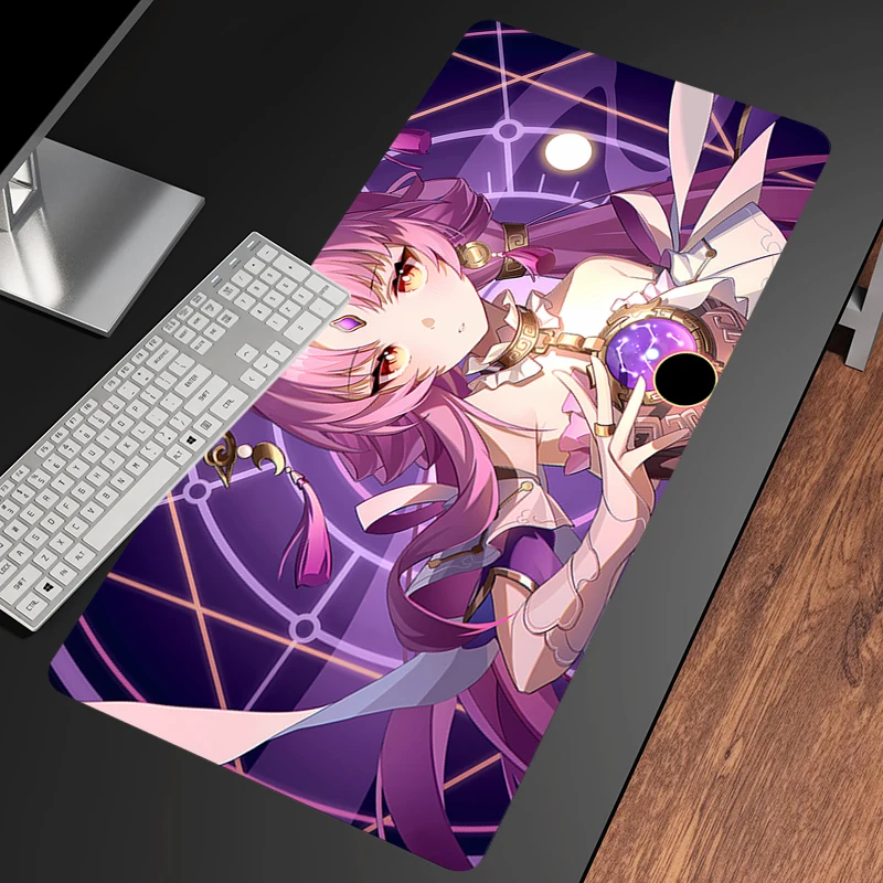 Mouse pad Honkai: Star Rail Fu Xuan Gaming Desk Mat Computer Keyboard desk pad Mats Non-slip rubber Game PC carpet Mousepad XXL