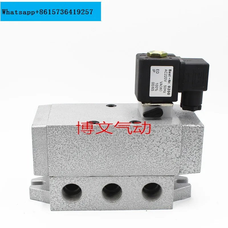 

Two position five way solenoid valve K25D-08 K25D K25DH-08 directional valve K25HD-8