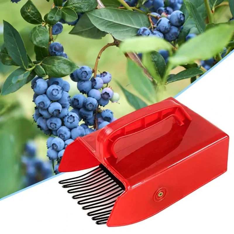 Outdoor Metal Berry Picker with Comb Portable Rake Fruit Collecting Scoop Garden Utensils Blueberry  Collection Harvester