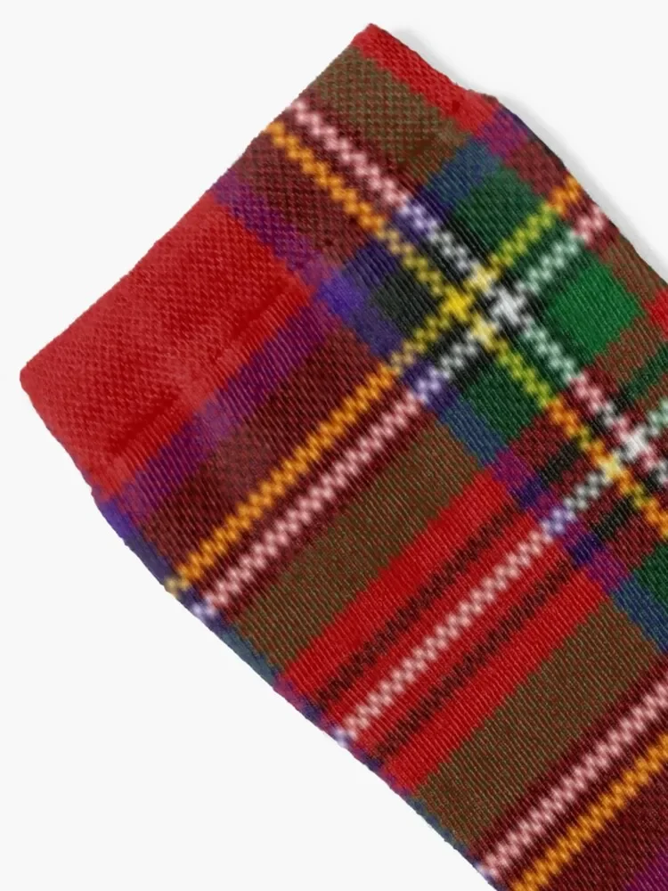 Tartan kaus kaki kaus kaki pria wanita, kaus kaki lucu modis baru