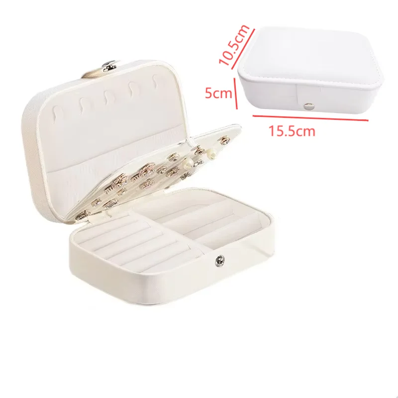 Koreanische Version Einfache Ins Stil Tragbare Schmuck Lagerung Box 2023 Neue High-end-Exquisite Große Kapazität Reise Schmuck Tasche – Detail 14