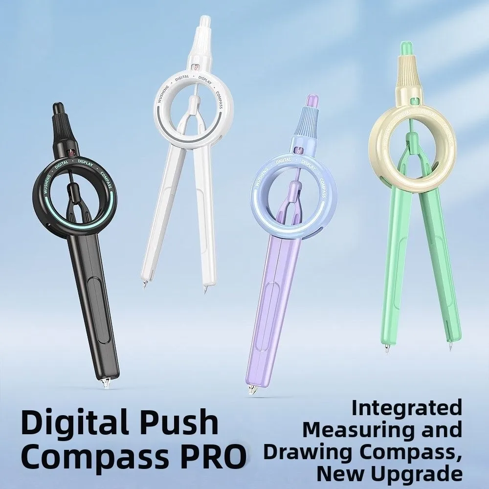 Precision Digital Display Compass Drafting Drawing Press Type Circle Drawing Gauge Engineering Digital Radius Display