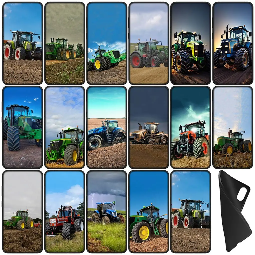 Farms Vehicles Tractors Cover Phone Case for Samsung Galaxy A10 A20 A53 A30 A51 A32 A50 A52 A12 A33 Flexible Coque