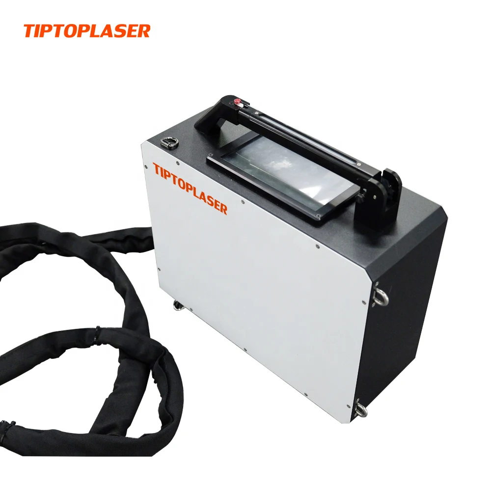TIPTOPLASER 50W/100W Pulse Laser Cleaning Machine Impulse Cleaning Machine Portable Handheld Laser Cleaning Maschine for Sale
