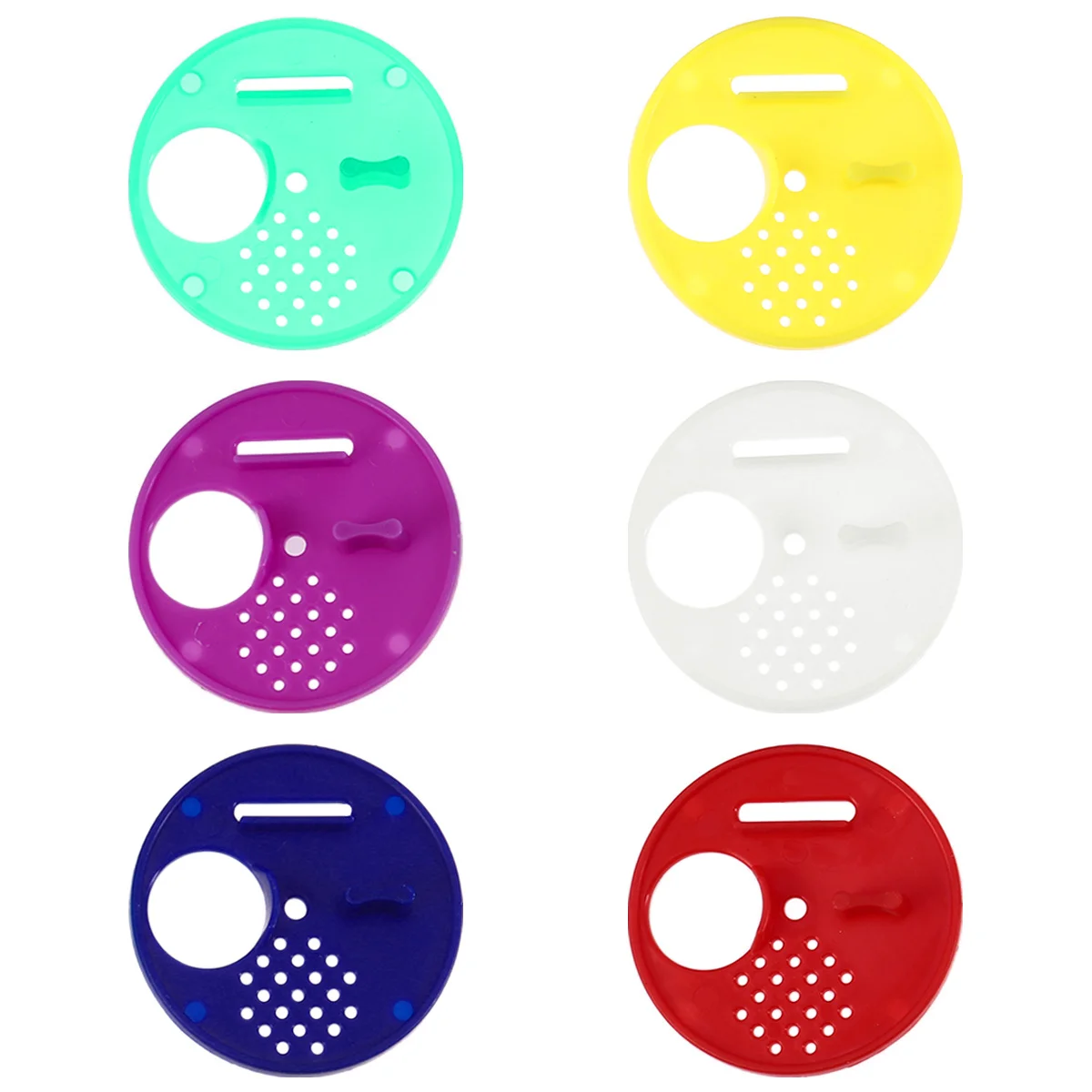 

30Pcs Plastic Bee Gate Discs Round Beehive Entrance Adjustment Tool for Mouse Protection Honeycomb Beehive Nest Door Vents