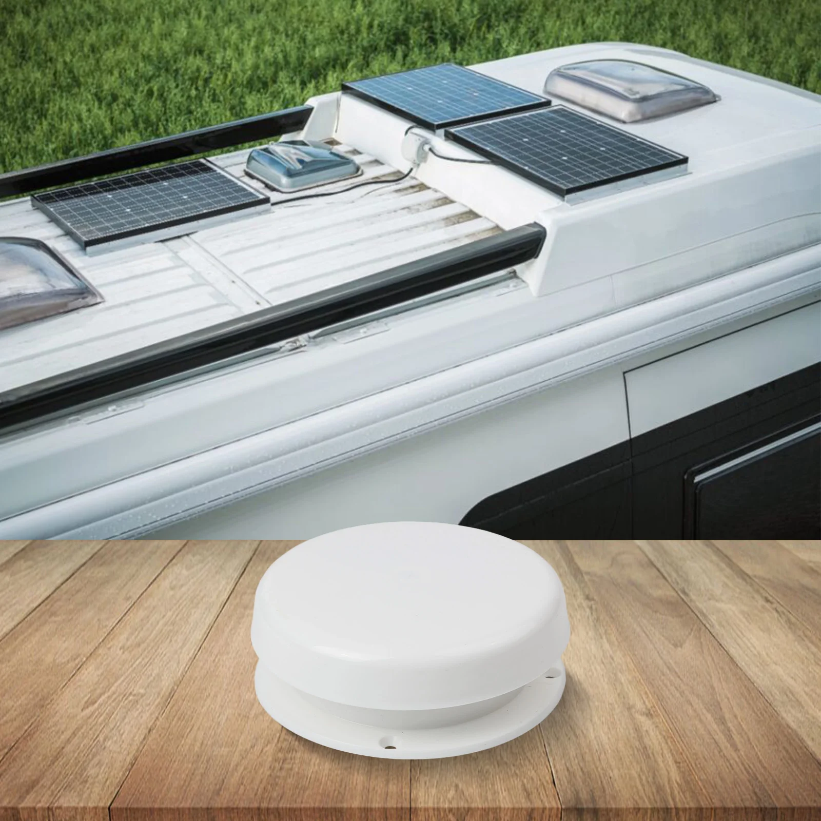 

For Keystone Trailers Motor Home Vent RV Roof Mushroom Vent Weather Resistant RV Vent Roof Natural Air Circulation