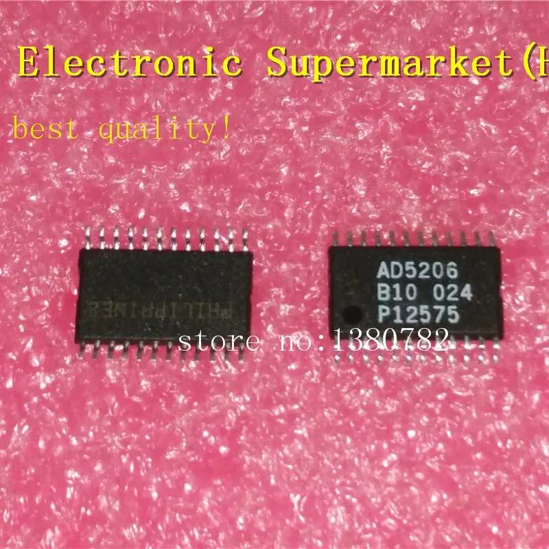 Free Shipping 10pcs/lots AD5206B10 AD5206BRUZ10 AD5206 NEW TSSOP-24 IC In stock!