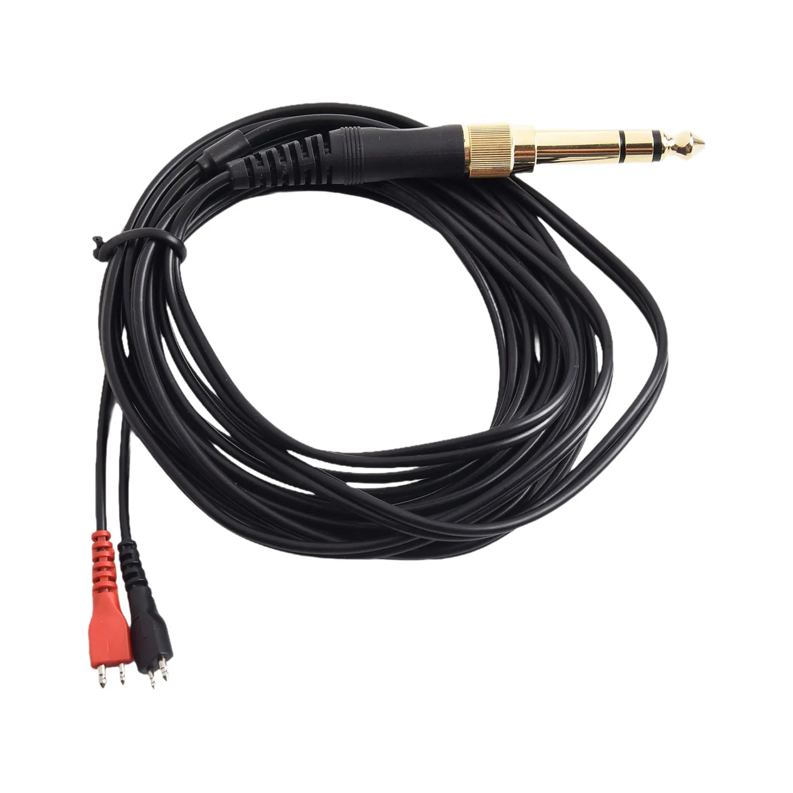 Extension Headset Audio Cable Black Earphone Plastic Professional Replacement Spare Part High Frequencies 2 Meter