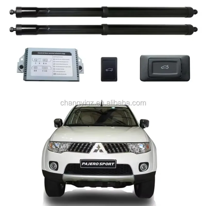 

For iPajero 2016+ Electric Tailgate Kit IPX4 Waterproof Rear Door with Optional Foot Sensor