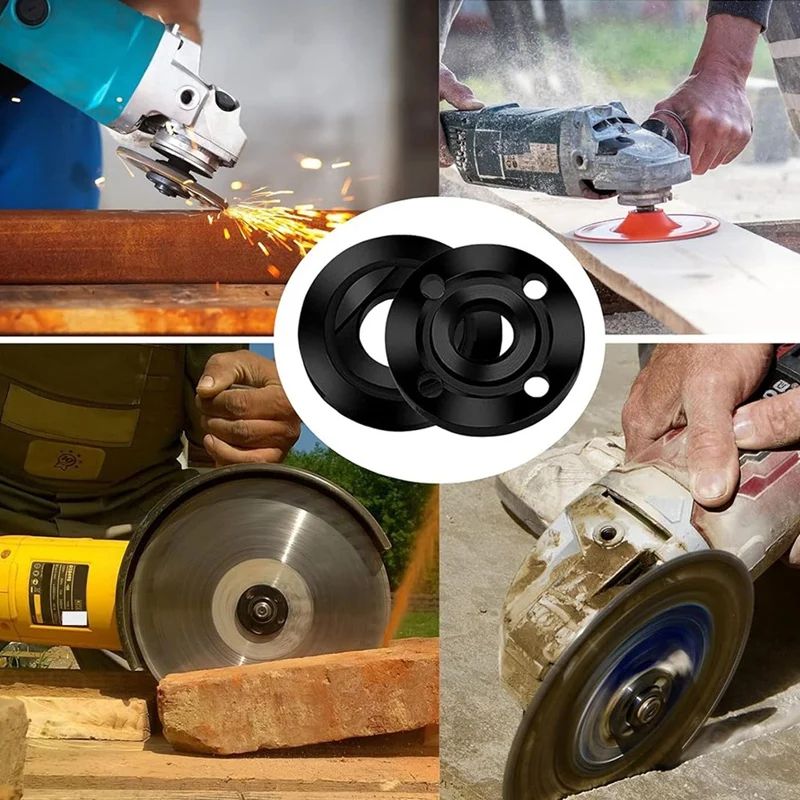 AC88-8-قطعة 5/8 بوصة-11 مجموعة صامولة شفة، موصل عمود تمديد طاحونة الزاوية مع مفتاح ربط قابل للتعديل