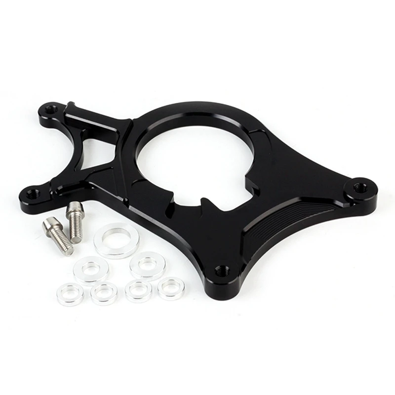 Motorcycle Rear Wheel Brake Caliper Bracket Adapter For HONDA FORZ 350 NSS350 2021-2023 Aluminum Axle Rear Caliper Rotor