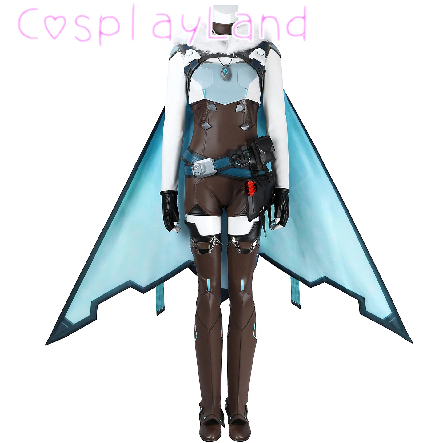 

Game OW Freja Cosplay FREJATRIAL Cosplay Costume Top Pants Cloak Outfit Full Set Christmas Halloween Comic Con Suit Custom Made