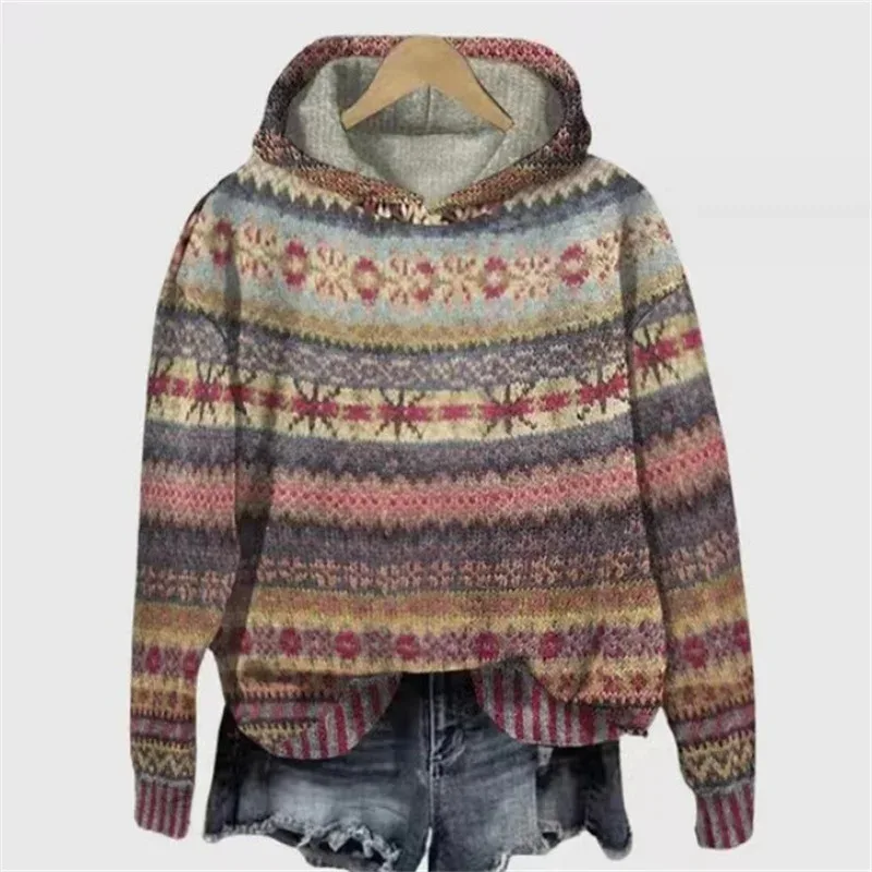 

Autumn Women's Sweatshirt Popular Digital Print Hoodie Jacket Hot Sale