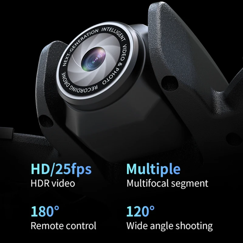 ESC 8K 180 °   Fotocamera Grande Schermo Brushless WIFI FPV RC Drone 2.4G Flusso Ottico Illuminazione Protezione Completa Telecomando Quadcopter