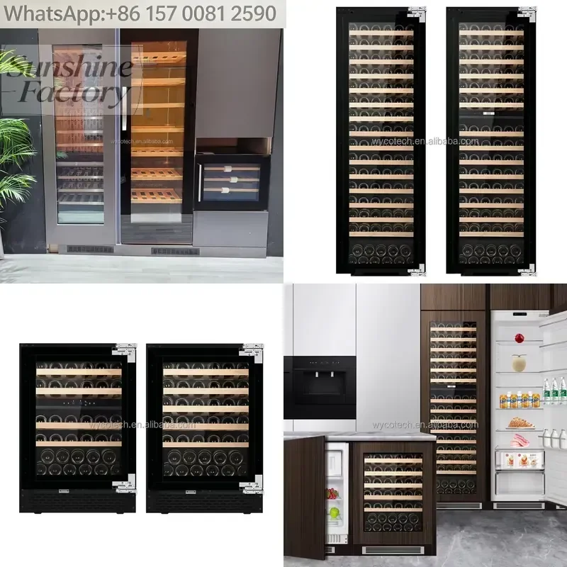 Modern Style Wine and Beverage Coolers Restaurant Wine Cabinet Wine Cellar Chiller with Compressor Built in Cooler