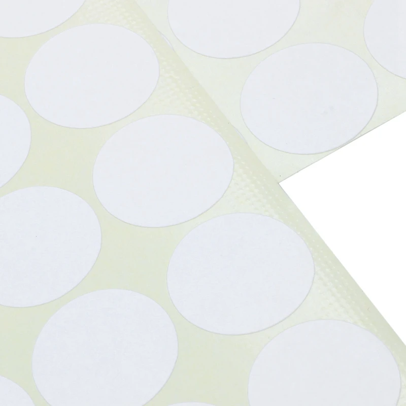 30X 19Mm Circles Round Code Stickers Self Adhesive Sticky Labels White