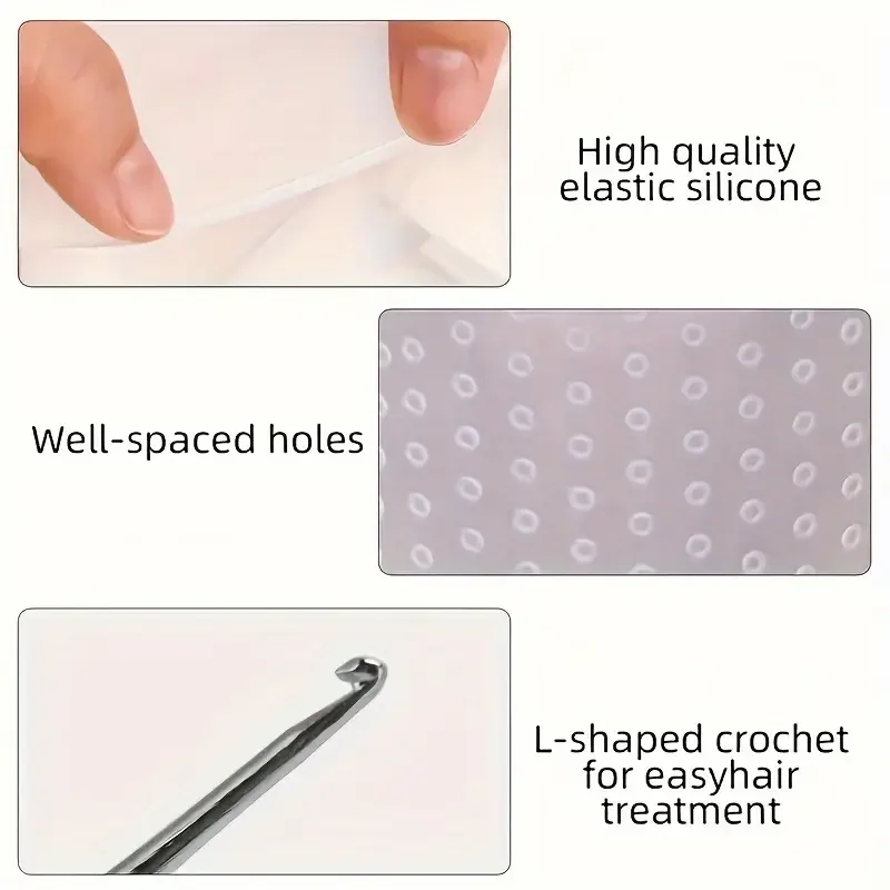 غطاء تسليط الضوء على تلوين الشعر الجديد لعام 2025، غطاء تسليط الضوء على الشعر مع أدوات صبغ احترافية قابلة لإعادة الاستخدام لجميع أنواع الشعر #3