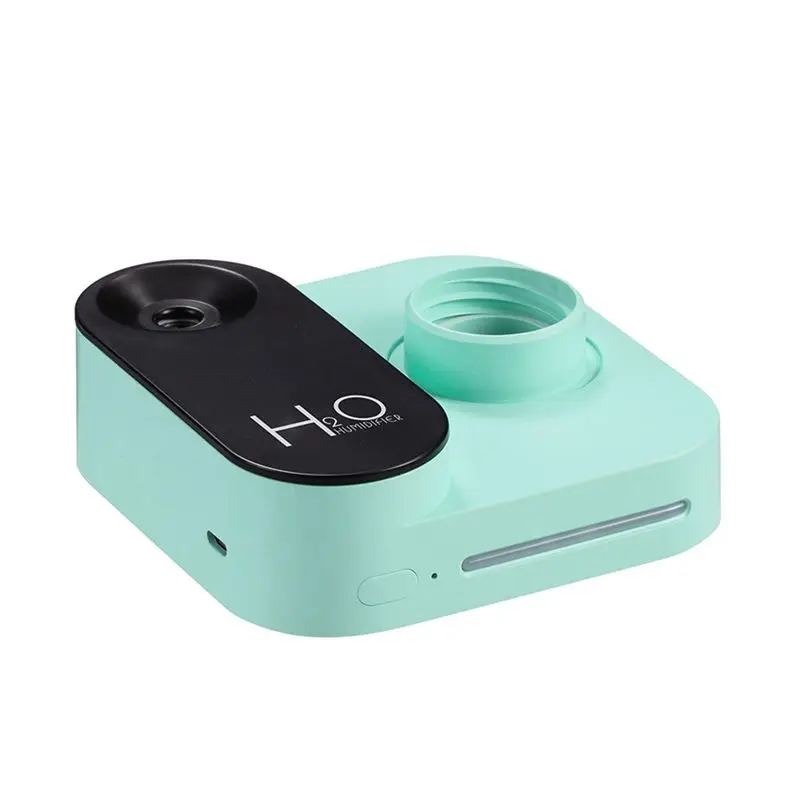 

B01C-Mini Camera Shape Humidifier USB Portable Large Mist Volume Desktop Water Bottle Humidifier For Bedroom Office B