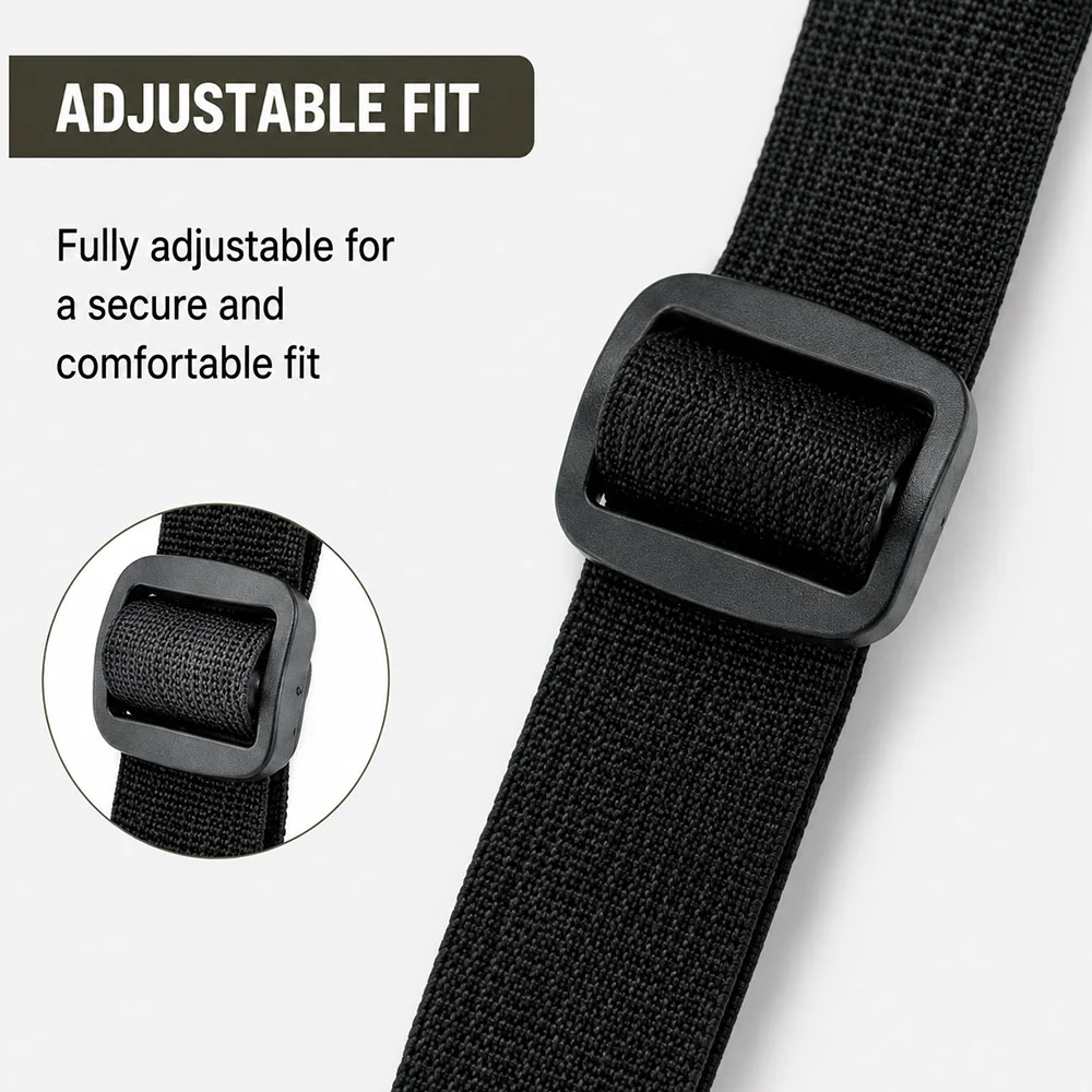 Tactical MOLLE H-Harness Shoulder Strap Adjustable Laser‑Cut Function Suspenders for Airsoft Wargame Outdoor Military Training - view 5