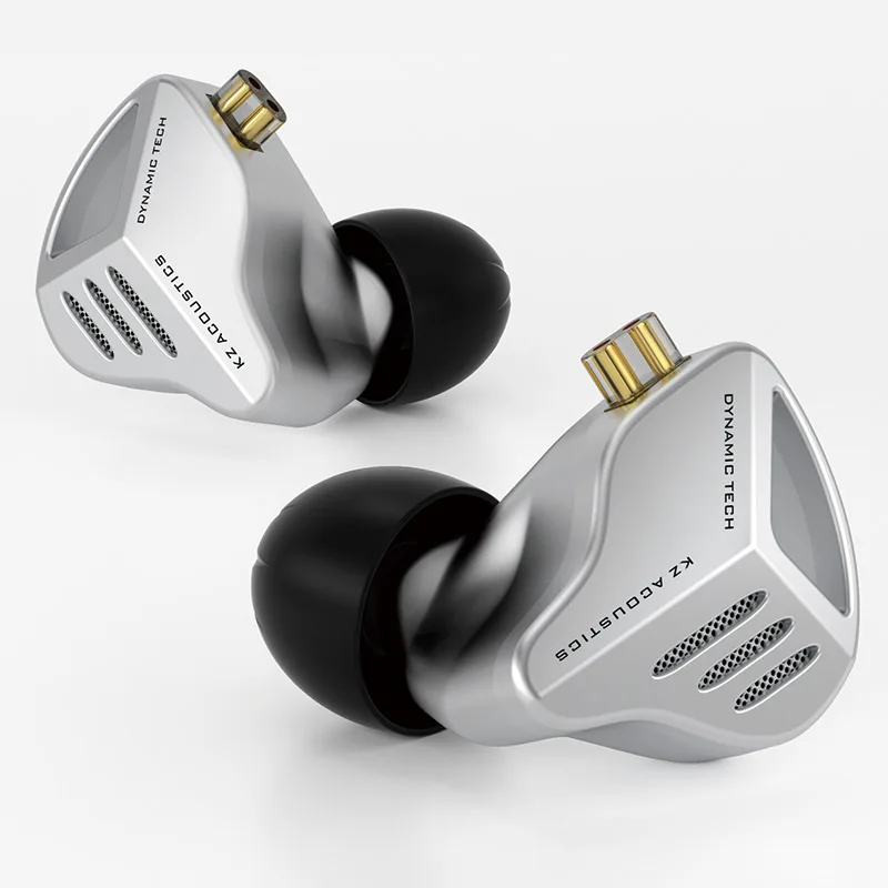 KZ ZVX Wired Earphones Dynamic HIFI Bass Earbuds In Ear Monitor Metal Headphones Sport Music Game Headsets 2PIN Cable