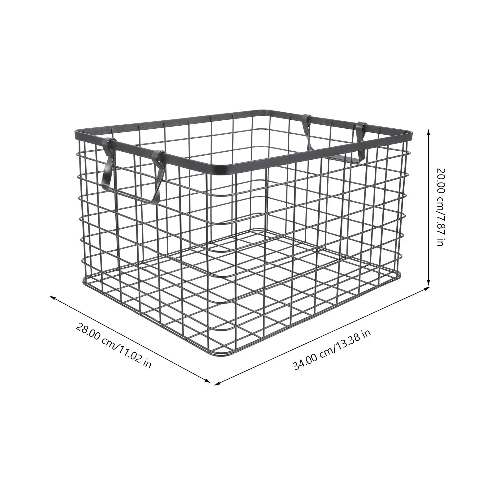 Iron Large Capacity Sturdy Metal Wood Holder For Outdoor Fireplace Use Firewood Storage Basket Wire Storage Basket Metal