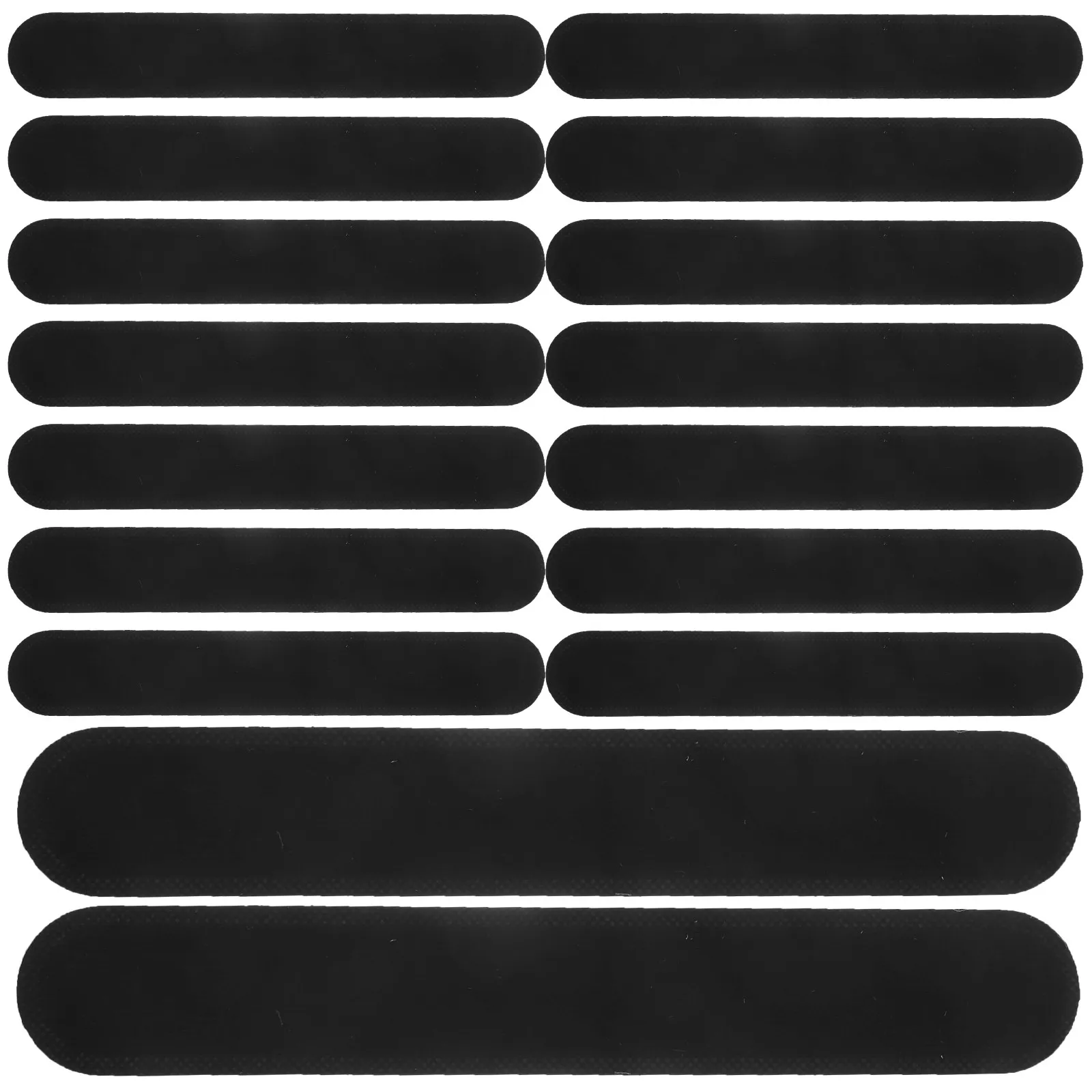 20Pcs Disposable Absorbent Sweatband for Hats Caps Shirts Blouses Tshirts Sweat Stains Pads Hat Liner Pads Hat Cushion Black