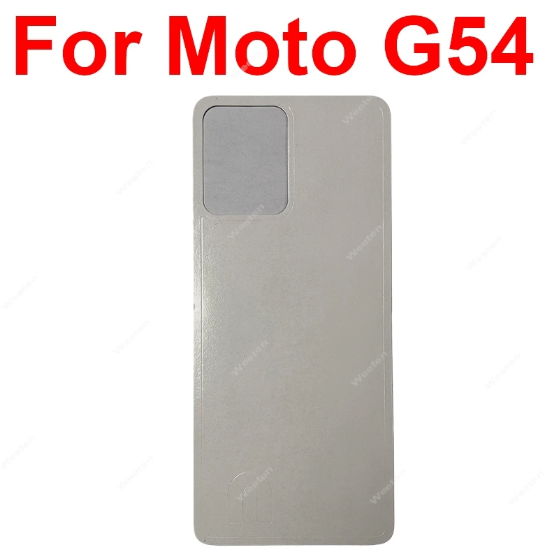 For Motorola MOTO G54 Back Battery Cover Door Adhesive Sticker LCD Screen Sticker Glue Replacement Partsplacement Parts