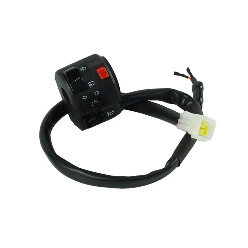 Motorcycle Handlebar Switch Horn Button Turn Signal Electric Fog Light Light Start Handlebar Controller Switch