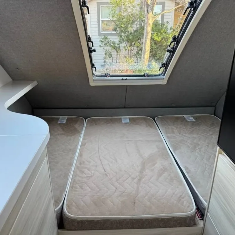Custom RV Camper Van Motorhome Travel Trailer for  Outdoor Adventure Vehicle with Sleeping Platform Road Trip Comfort
