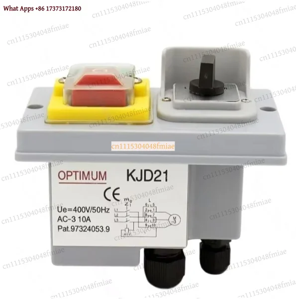 k3 KJD21 Motor Overload Underload Protection Switch Control Button Replacement Parts for Lathe Machine Industrial Power Starter