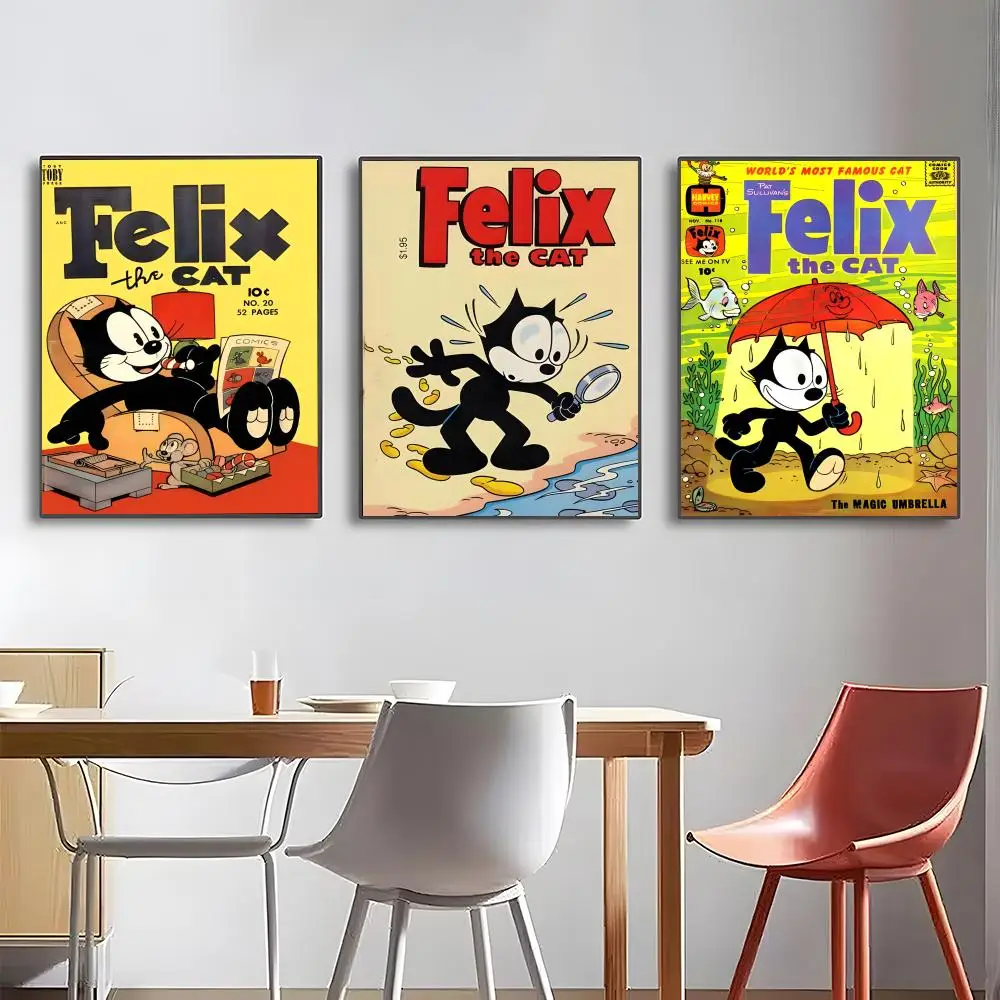Cartoon Felix The Cat Poster High-definition posters, wall art for living room and home decor.