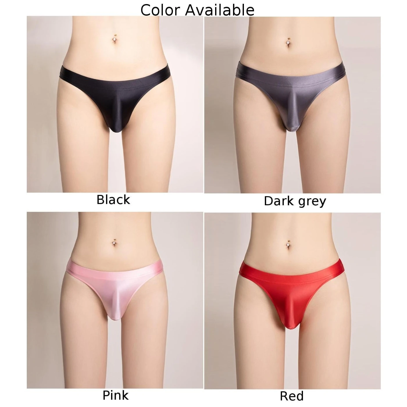 Celana dalam pria seksi, celana dalam pria seksi, pinggang rendah, Lingerie berkilau, pakaian dalam tanpa kelim, ketat, selip elastis