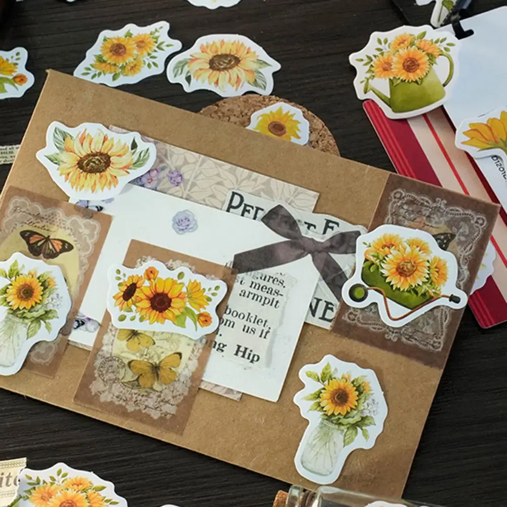 تطبيق واسع ملصقات عباد الشمس مريحة الكرتون الكمبيوتر لصائق إمدادات المنزل