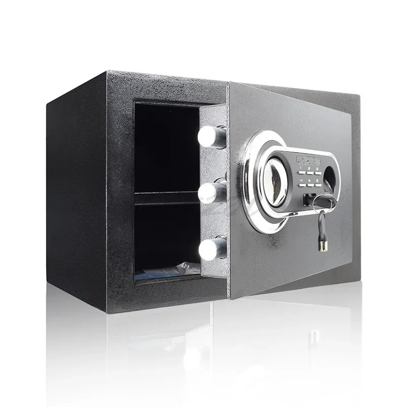 Anti Theft Office Commercial Fingerprint Safe Hotel Small Safe Deposit Box Fingerprint Unlocking Solid Steel Plate