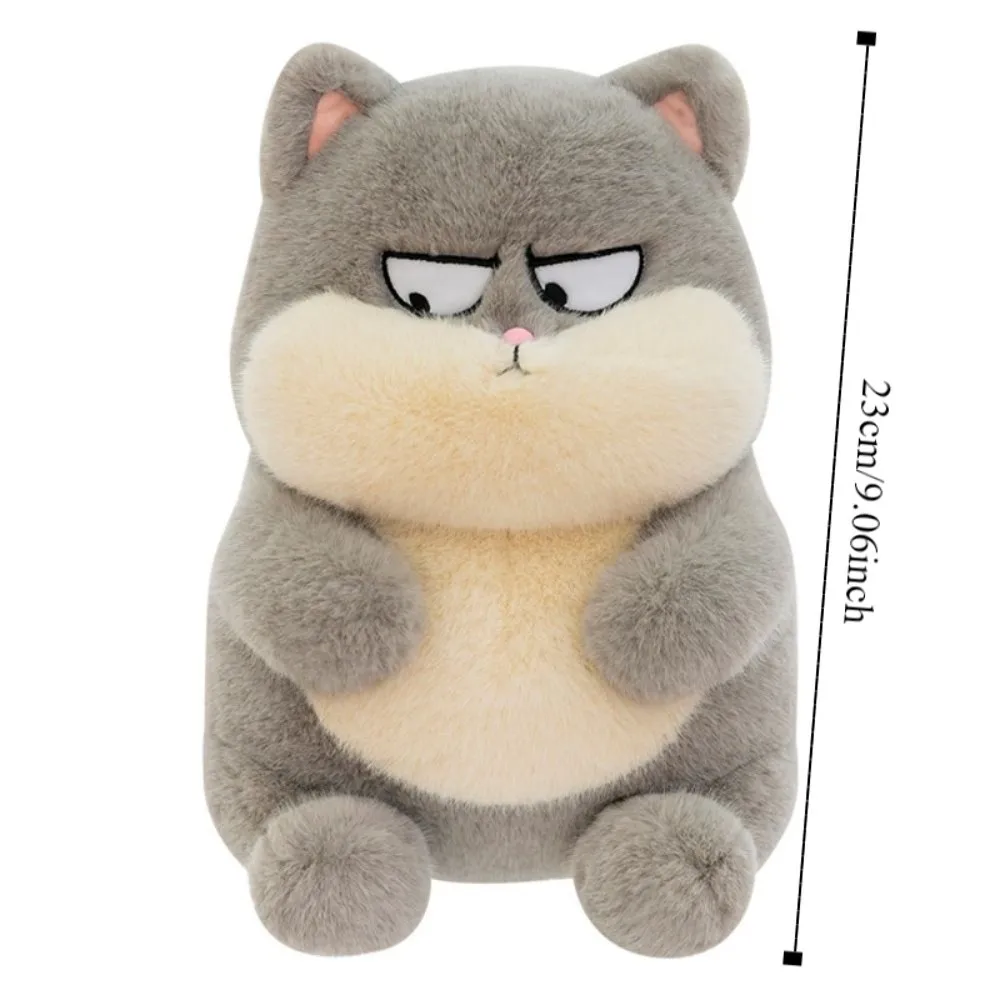 Amusant PP coton animaux chat interactif à la main chat en peluche moelleux confortable Kitty animaux en peluche décor à la maison