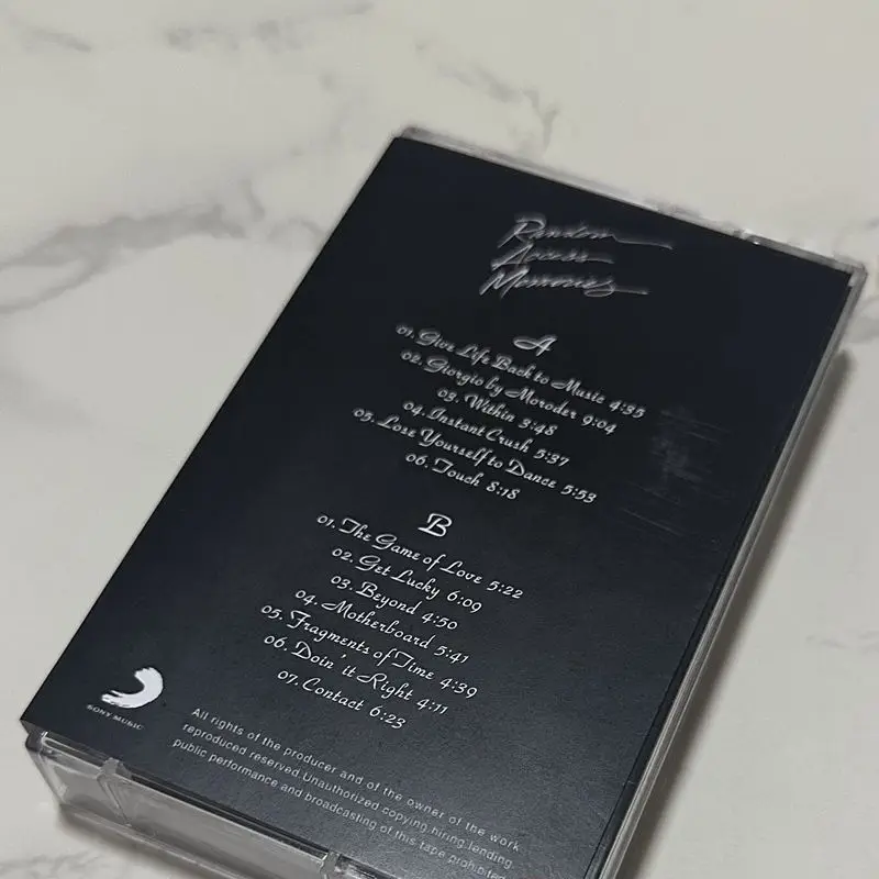 Daft Punk Band Random Access Memories Cassette Album Brand New Unopened With Lyrics Booklet Electronic Music