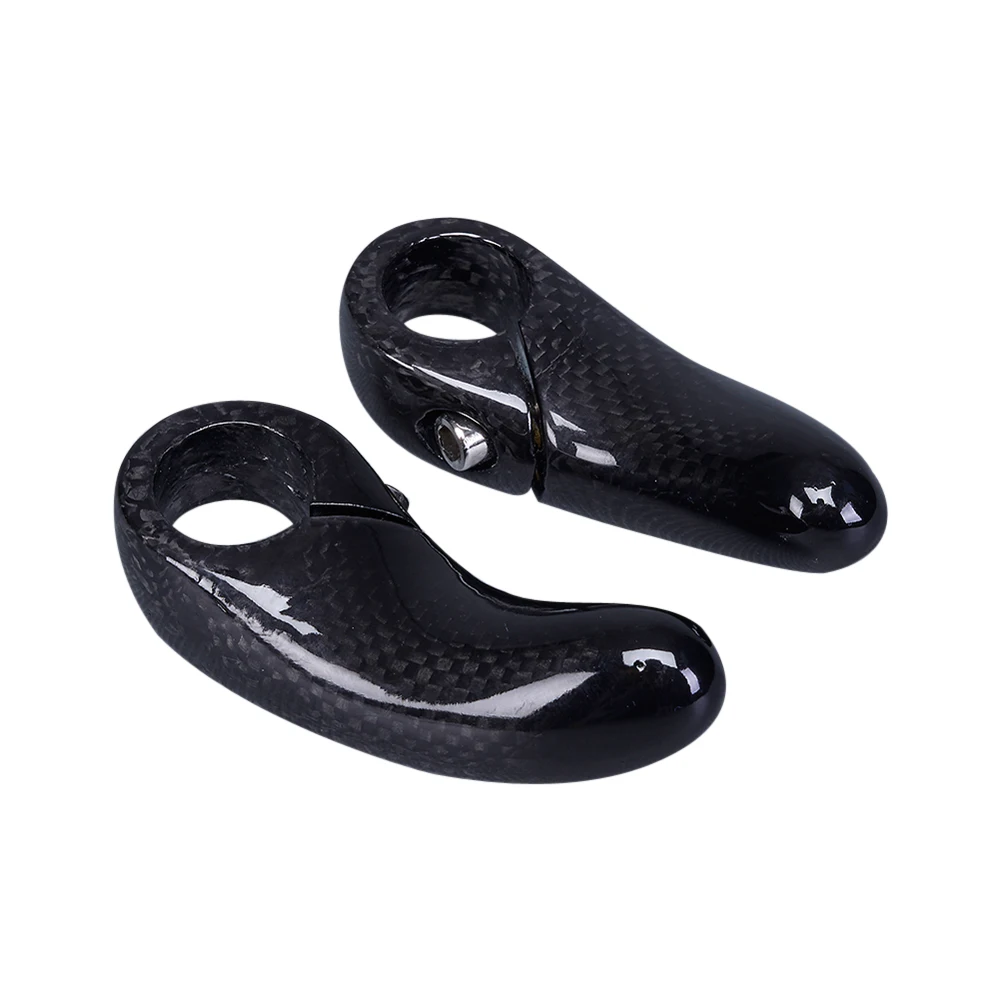 

Ultralight 80g Carbon Fiber Handlebar Bar End Mountain Bicycle Bar End Mountain Bike Small Auxiliary Handlebar 22.2mm