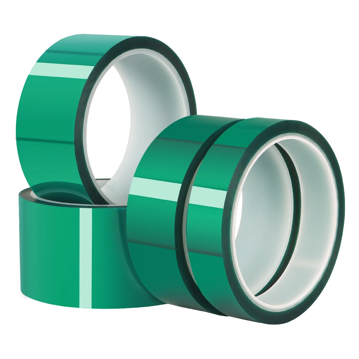 100m Green PET Film Tape High Temperature Resistant PCB Circuit Board SMT Solder Insulation Shielding Electroplating Protection