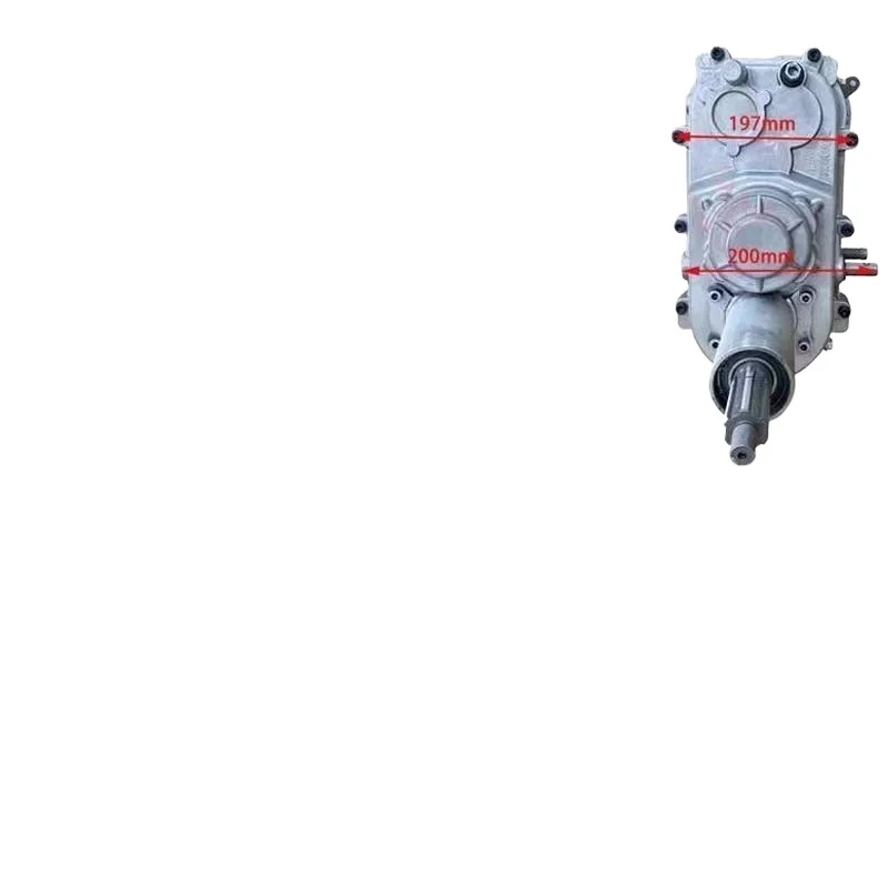 High and low speed all-terrain tracked vehicle transporter steering transmission
